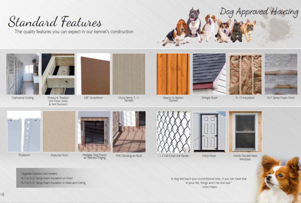 12' x 32' Kennel Lancaster Barns